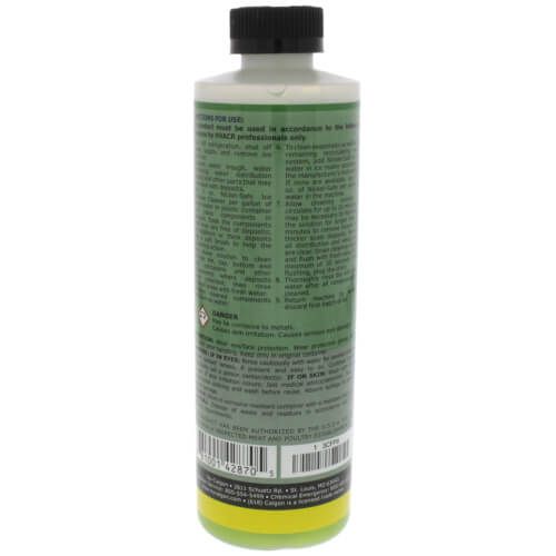 Nu-Calgon 4287-34 Nickel-Safe Ice Machine Cleaner 16 oz – Citric & Phosphoric Acid Descaler for Nickel & Tin-Plated Evaporators, NSF Registered OEM Approved