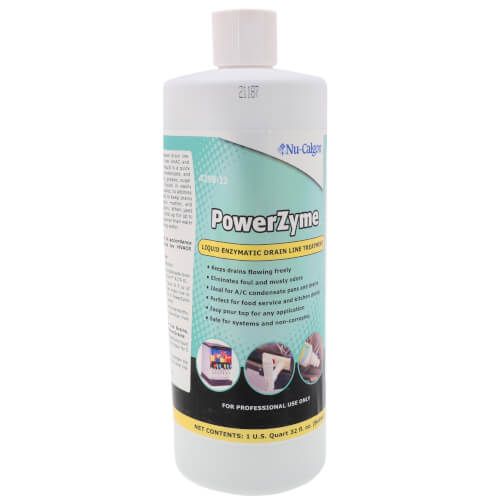 Nu-Calgon 4298-22 - PowerZyme/ Powerful Enzymatic Cleaner for Effective Cleaning Solutions 6 x 1 qt. cs.
