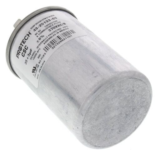 Rheem 43-25133-03 - 35/3 MFD Round Run Capacitor (370V)