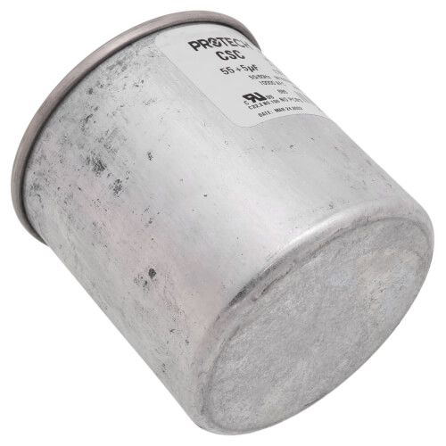 Rheem 43-25133-08 - 55/5 MFD Dual Round Run Capacitor (370V)