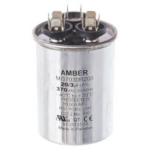 Rheem 43-25133-18 - Capacitor - 20/3/370 Dual Round