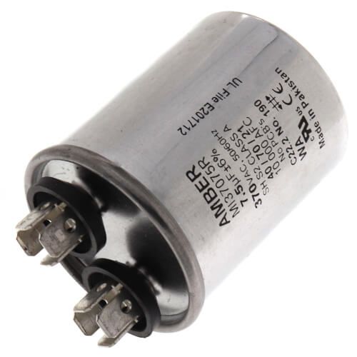 Rheem 43-25136-05 - 7.5 MFD Round Run Capacitor (370V)