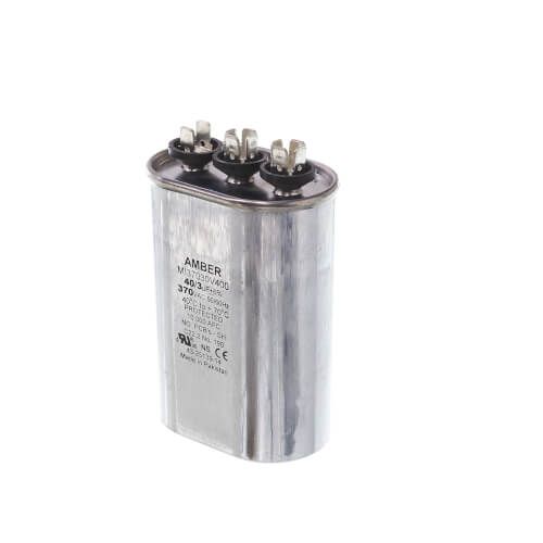 Rheem 43-25139-14 - Dual Oval Capacitor - 40/3 uF, 370 VAC