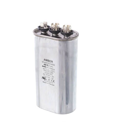 Rheem 43-25139-15 - RUELINE Capacitor - 40/3/440 Dual Oval