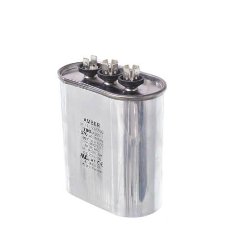 Rheem 43-25139-24 - Dual Oval Capacitor - 70/5 uF, 370 VAC