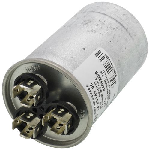 Rheem 43-25141-05 - Dual Round Capacitor - 30/7.5 uF, 440 VAC
