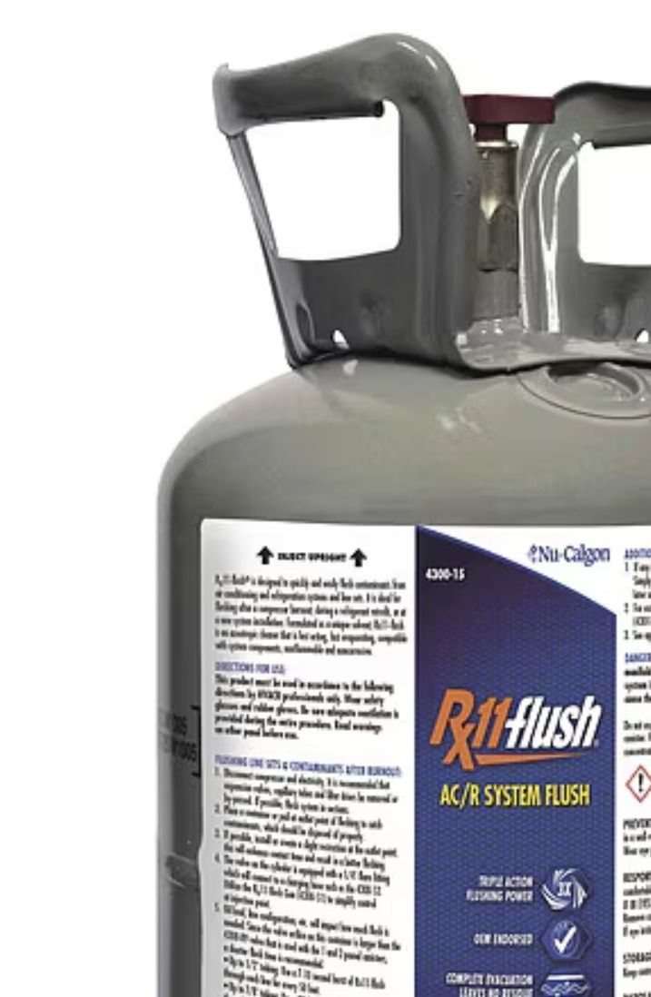 Nu-Calgon 4300-15 - Rx11-Flush – 13 lb Cylinder HVAC/R System Flush Solvent