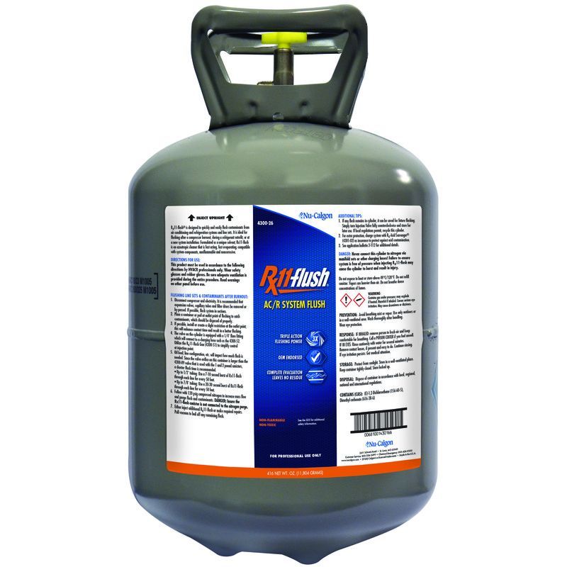 Nu-Calgon 4300-26 – RX11-Flush Liquid, 26-lb Cylinder (System Flush, Over 50 Tons)