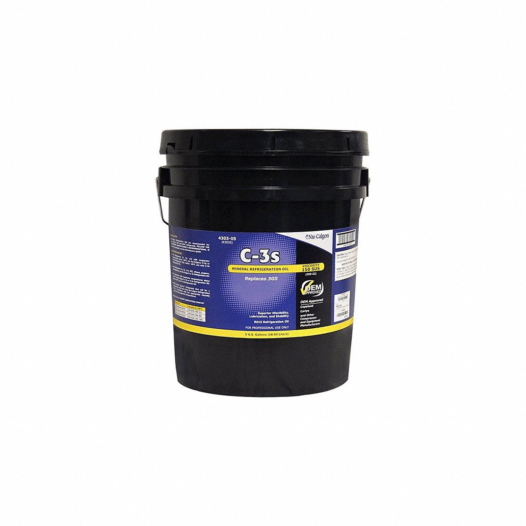 Nu-Calgon 4303-05 - Refrigeration Oil, C-3s 5 gal. pail