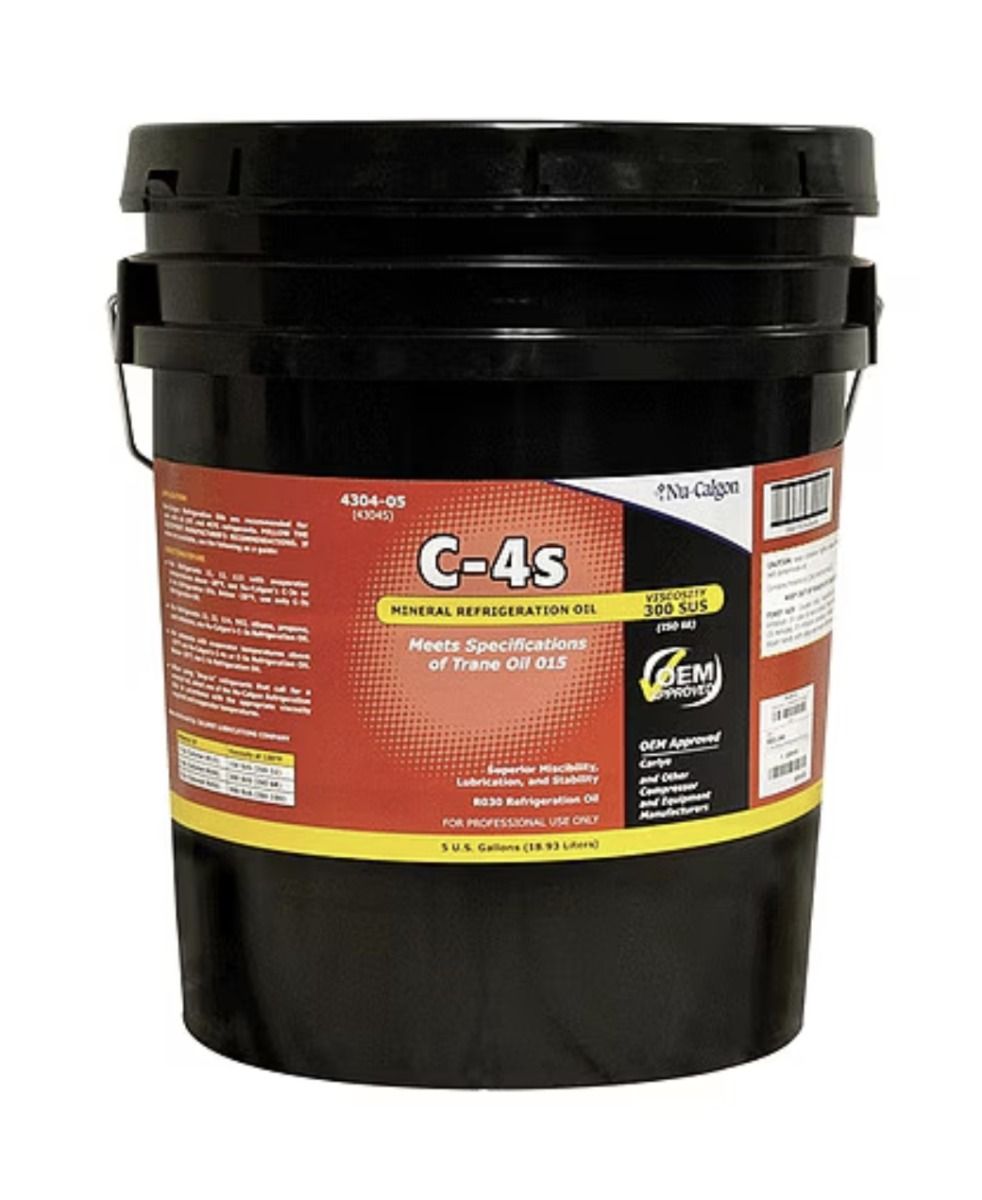 Nu-Calgon 4304-05 - Refrigeration Oil, C-4s 5 gal. pail