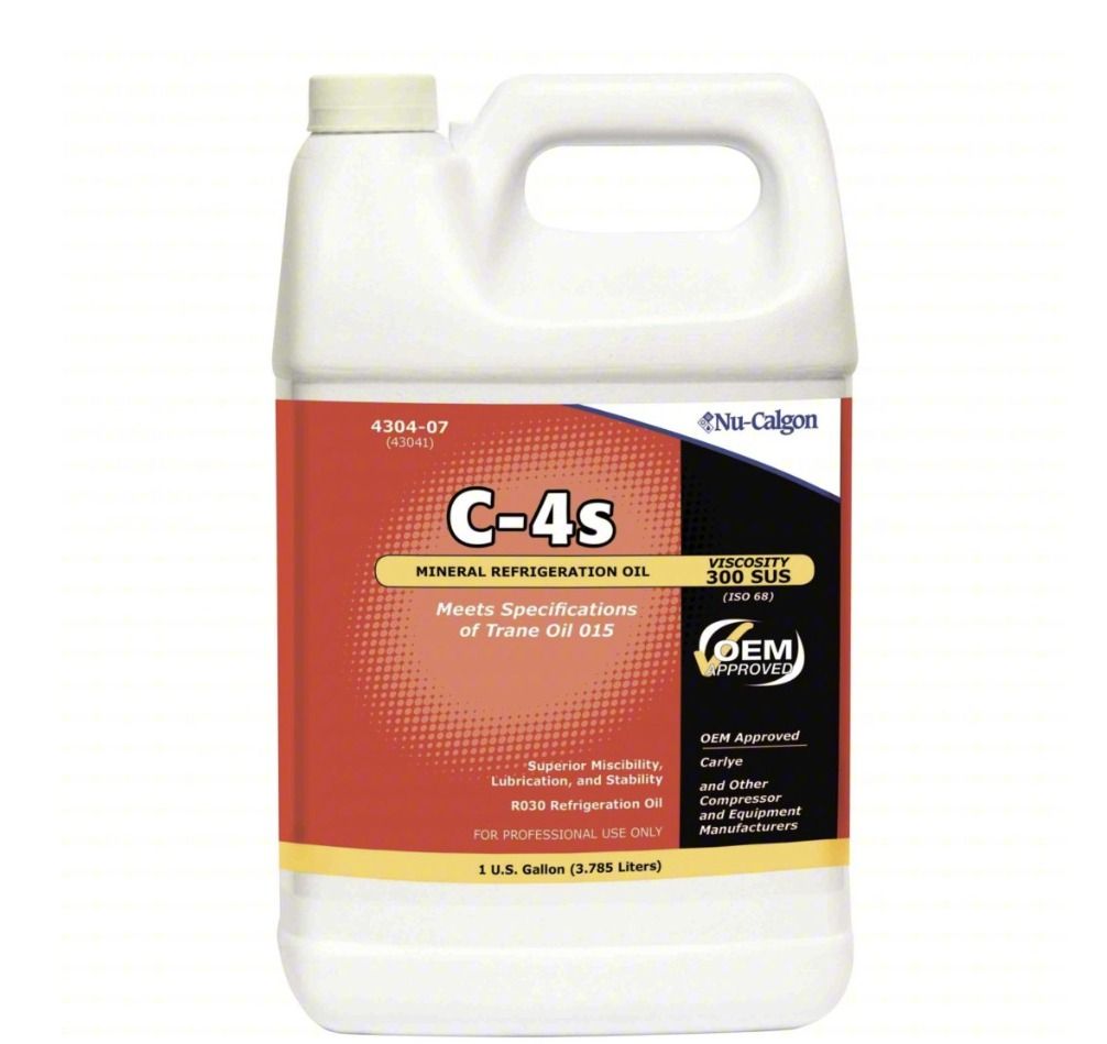 Nu-Calgon 4304-01 - Refrigeration Oil, C-4s 55 gal. drum