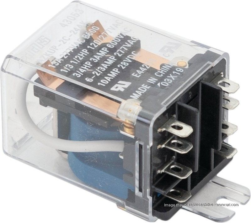 Mars 43053 - DPDT 24V ENCL RELAY