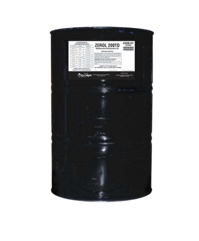Nu-Calgon 4308-01 - Refrigeration Oil, Zerol 200TD 55 gal. drum
