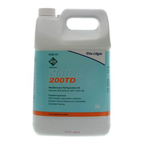 Nu-Calgon 4308-07 - Zerol 200TD Refrigeration Oil, 1 Gal.