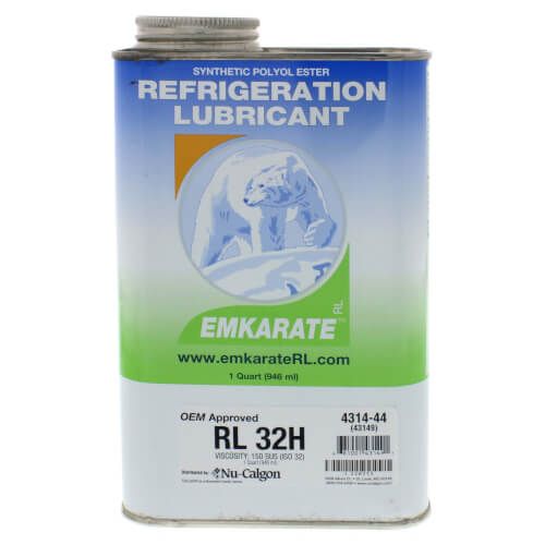 Nu-Calgon 4314-44 - Refrigeration Oil, Emkarate RL32H 12 x 1 qt. cs.