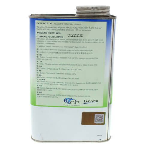 Nu-Calgon 4316-45 - Refrigeration Oil, Emkarate RL68H 5 gal. pail