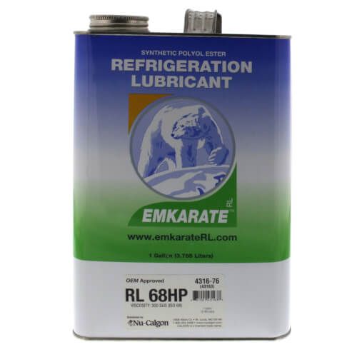 Nu-Calgon 4316-76 - Refrigeration Oil, Emkarate RL68HP 4 x 1 gal. cs.
