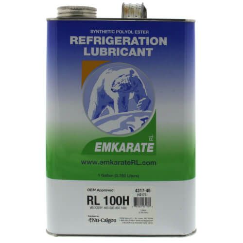 NUC-4317-46 - Refrigeration Oil, Emkarate RL100H 4 x 1 gal. cs.