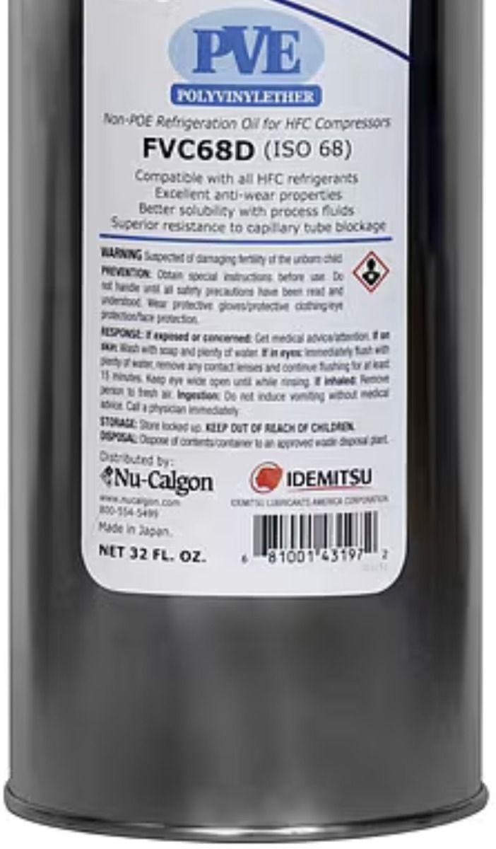 Nu-Calgon 4319-05 - Refrigeration Oil, CP4214-320 5 gal. pail