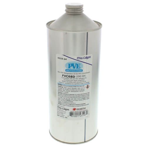 Nu-Calgon 4319-24 - PVE-FVC68D Refrigeration Oil, 1 Qt.