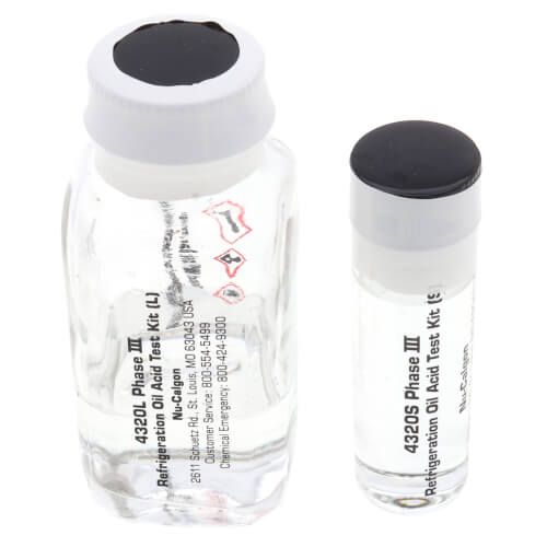 Nu-Calgon 4320-W8 - Phase III Refrigeration Oil Acid Test Kit