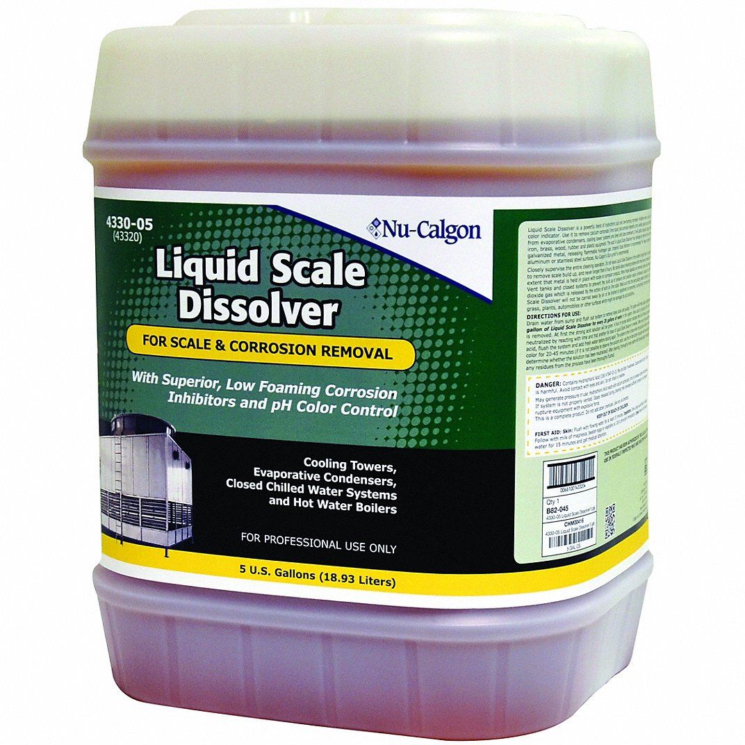 Nu-Calgon 4330-05 - Scale Dissolver, Liquid 5 gal. pail