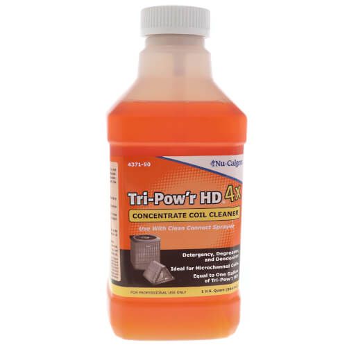 Nu-Calgon 4371-90 - Tri-Pow'r HD 4X - Professional-grade, concentrated cleaner 4 x 1 qt. cs.