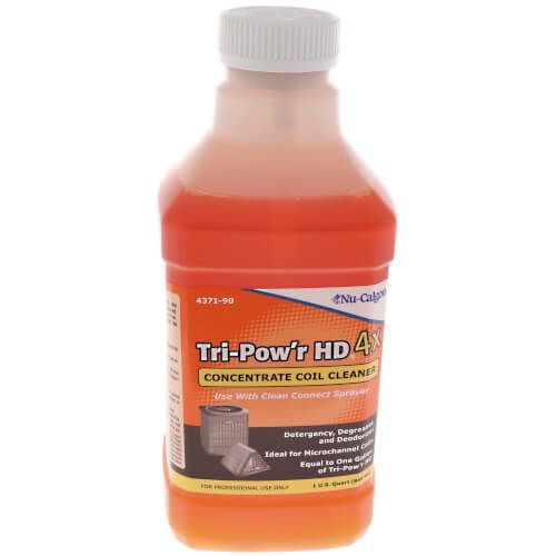 Nu-Calgon 4371-90 - Tri-Pow'r HD 4X - Professional-grade, concentrated cleaner 4 x 1 qt. cs.