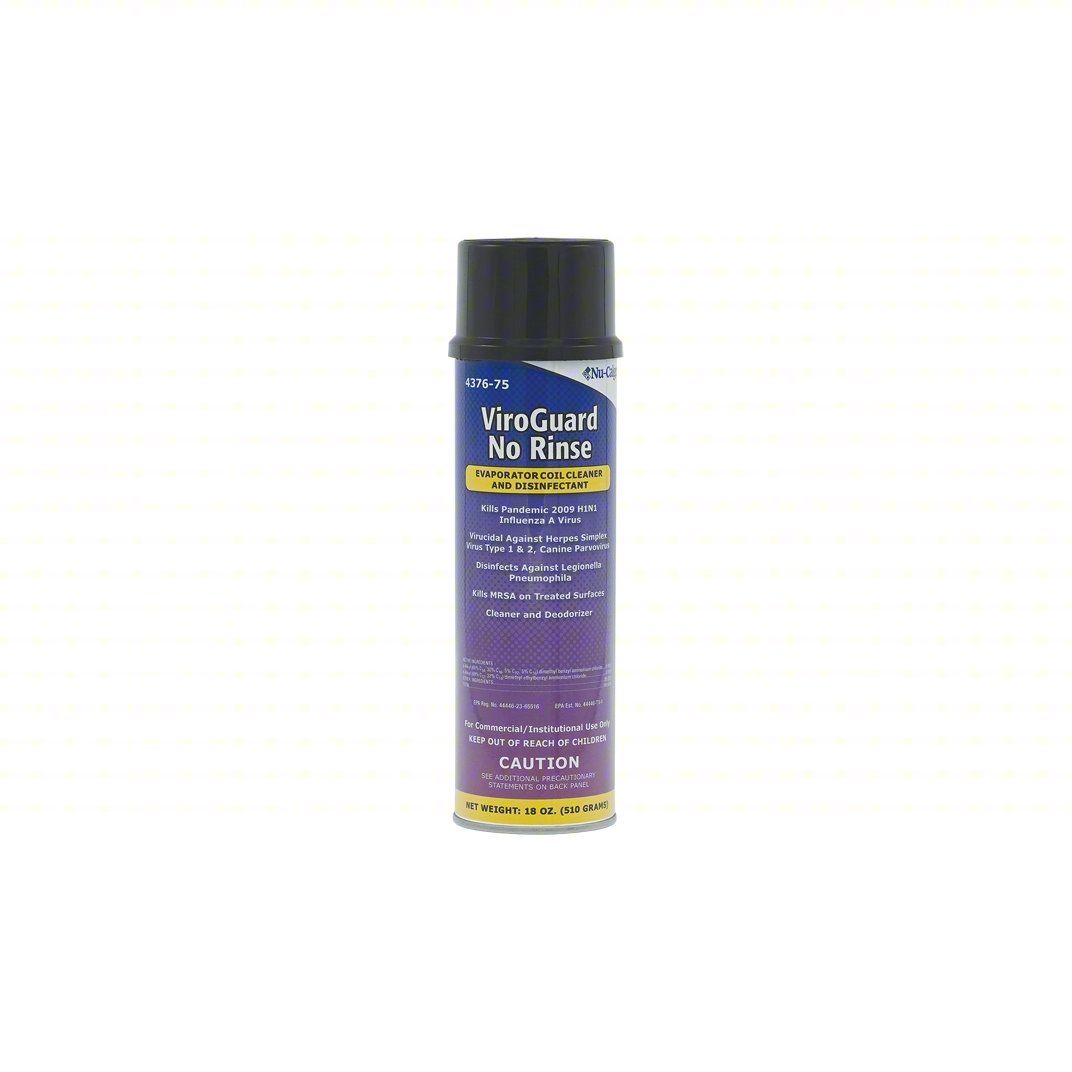 Nu-Calgon 4376-75 - ViroGuard No Rinse Aerosol 18 oz. 6 x 1 cs.