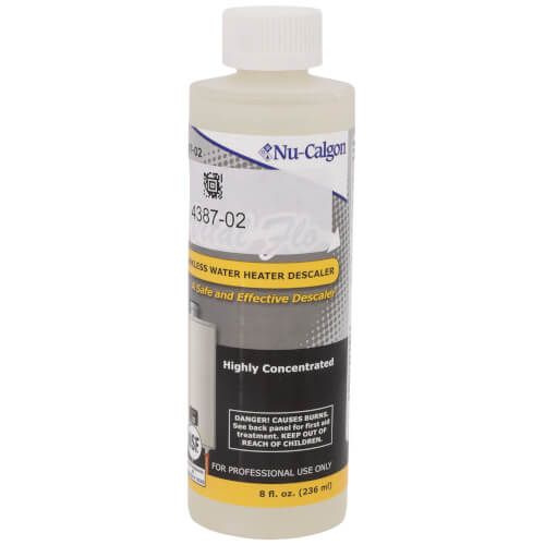 Nu-Calgon 4387-02 - Vital-Flo Tankless Water Heater Descaler Solution 12 x 13.2 oz. cs.