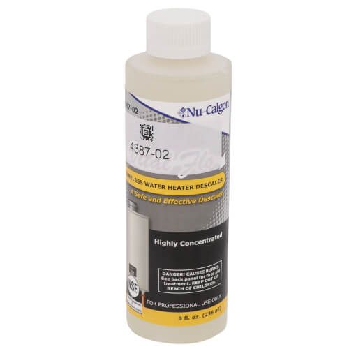 Nu-Calgon 4387-02 - Vital-Flo Tankless Water Heater Descaler Solution 12 x 13.2 oz. cs.