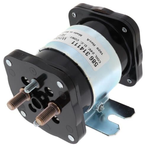White Rodgers 586-314111 - Solenoid, SPDT, 24 VDC Isolated Coil, Normally Open Continuous Contact Rating 200 Amps, Inrush 600 Amps