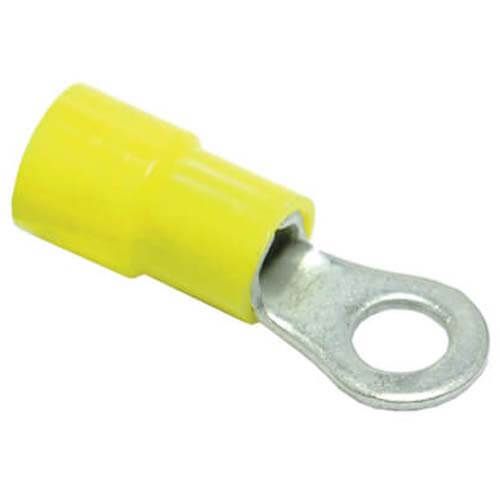 Rheem 455031 - Insulated Ring Terminal - 12-10 AWG, #10 Stud, Yellow (Blister Pack of 50)
