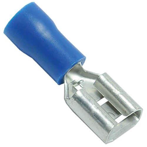 Rheem 455044 - Quick Connect - 3/16 in. Female, Insulated, 16-14 AWG, Blue (Blister Pack of 50)