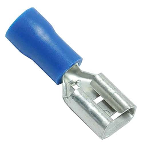 Rheem 455045 - Quick Connect - 1/4 in. Female, Insulated, 16-14 AWG, Blue (Blister Pack of 100)