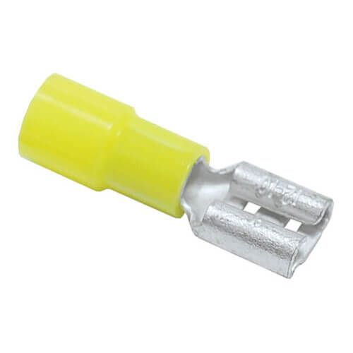 Rheem 455050 - Quick Connect - 1/4 in. Female, Insulated, 12-10 AWG, Yellow (Blister Pack of 50)