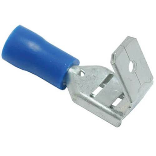 Rheem 455052 - Quick Connect w/Piggyback - 1/4 in. Female, Insulated, 16-14 AWG, Blue (Blister Pack of 50)