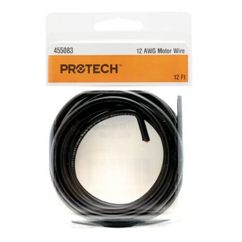 Rheem 455083 - 12 AWG Black Wire - 12 ft.
