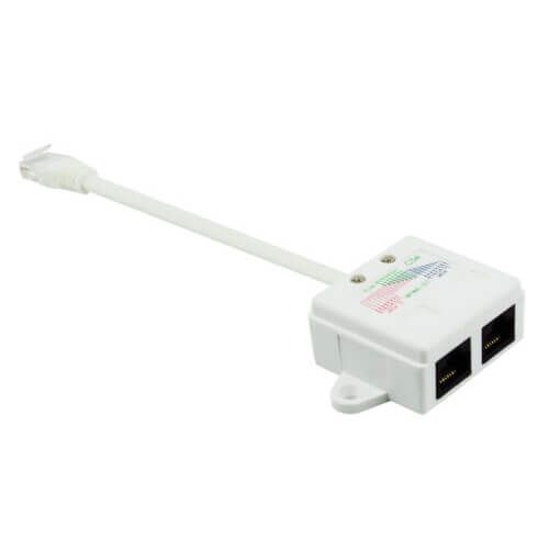 Rheem 455176 - Splitter Cable - CAT5E RJ45 Male to Female/Female - 6 in.