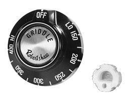 Robertshaw 4590-004 - Griddle Type Black Dial 150°-400°F