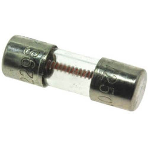 Rheem 46-22863-82-5PK - Fuse - Glass - Fast Acting, 2A, 0.177 (4.5 mm) in. diameter