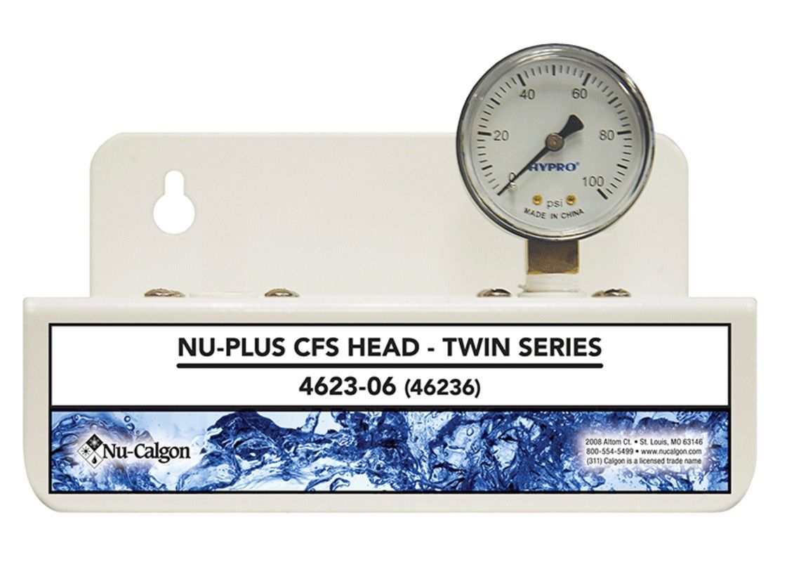 Nu-Calgon 4623-06 - Nu-Plus CFS Head - Twin Series Each
