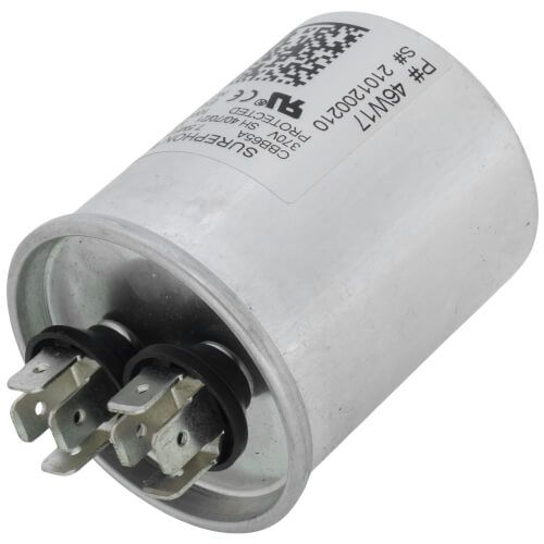 Lennox 46W17 (100463-03) - Run Capacitor, 7.5 MFD, 370V, Oval