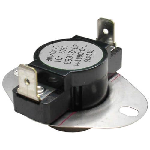 Rheem 47-21663-04 - Limit Switch - Normally Closed, Close at 110F, Open at 140F, Auto Reset, 230VAC