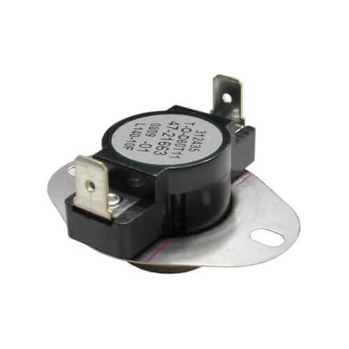 Rheem 47-21663-15 - Limit Switch - Normally Closed, Close at 110F, Open at 120F, Auto Reset, 230VAC