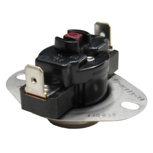 Rheem 47-21900-21 - Limit Switch - Normally Closed, Close at (-31 Auto)F, Open at 170F, Manual Reset, 230VAC