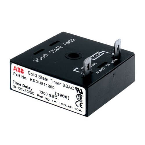 Rheem 47-22288-04 - Time Delay Relay - 20 min. Make Time, 18-30 VAC