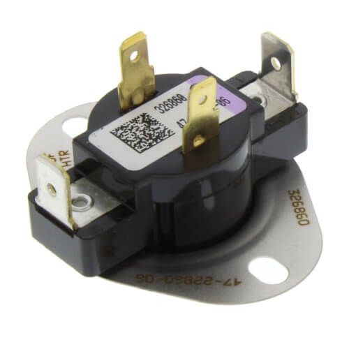 Rheem 47-22860-06 - SPST N/C A/R Limit (110 Open 100 Close)