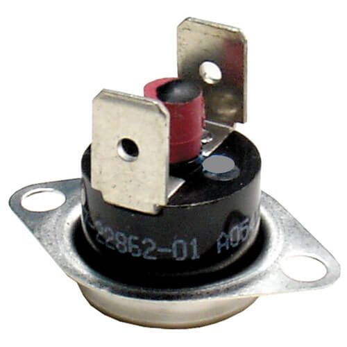 Rheem 47-22862-01 - Limit Switch - Normally Closed, Close at 45F, Open at 220F, Manual Reset, 120 / 230VAC