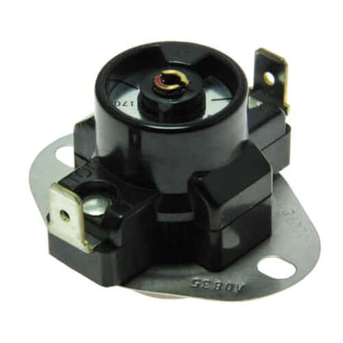 Rheem 47-25114-02 - Limit Switch - Normally Open, Close at 140 - 180 (160 Factory Setting)F, Open at Close Temperature Setting minus 20F, Auto Reset, 230VAC